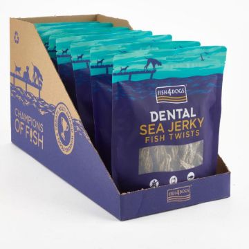 Fish4Dogs Dental Sea Jerky Fish Twists