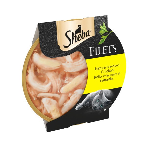 Sheba Cat Tray Fillets Chicken in Gravy 60g - Case of 32