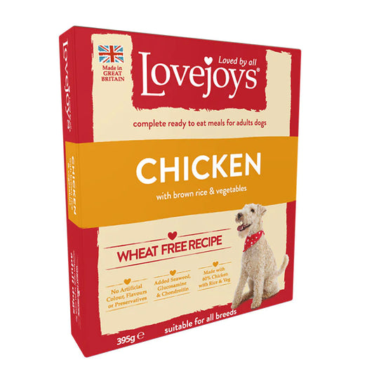 Lovejoys Adult Wet Tray Chicken and Rice with Vegetables 10 x 395g