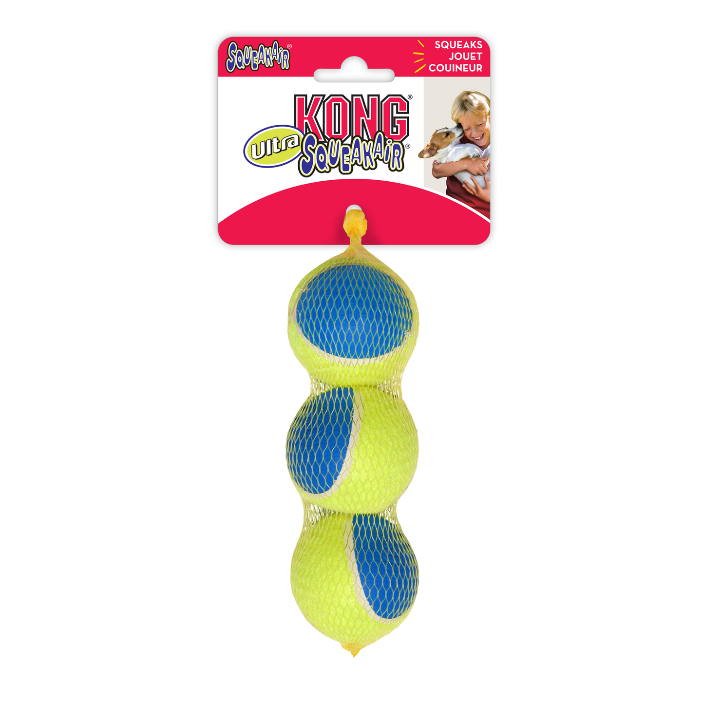 KONG Ultra Squeaker Air Ball Medium (3 Pack)