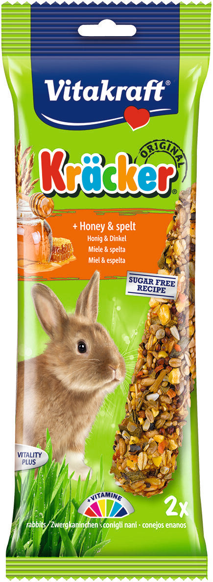Vitakraft Rabbit Honey & Spelt Kracker 112g - Case of 5