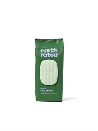 Earth Rated Pet Grooming Wipes Lavender Scented Pack of 100