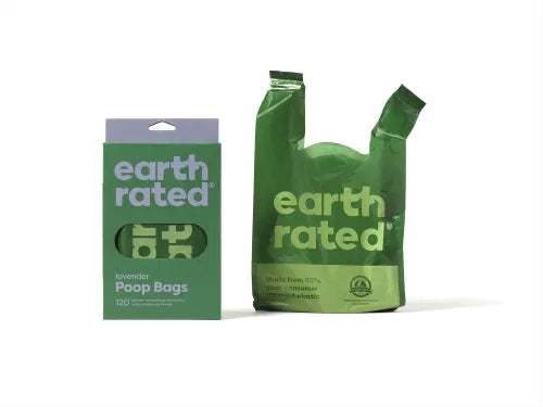 Earth Rated Poop Bags Tie Handled Lavender Pack of 120