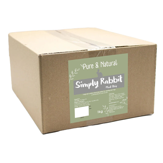 Pure & Natural PN717 Meat Strips Rabbit 1kg