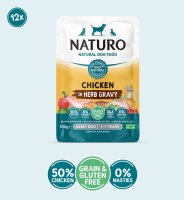 Naturo Adult Dog Pouch Chicken in Herb Gravy 100g - Case of 12
