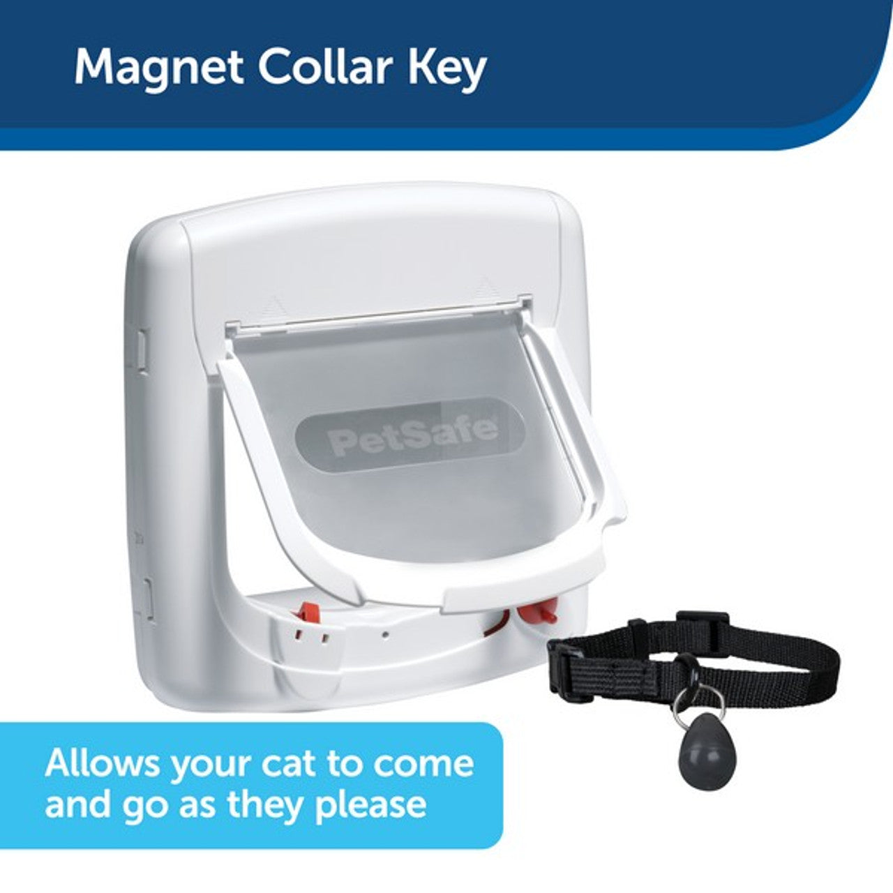 Staywell Magnetically Operated 400 Catflap White