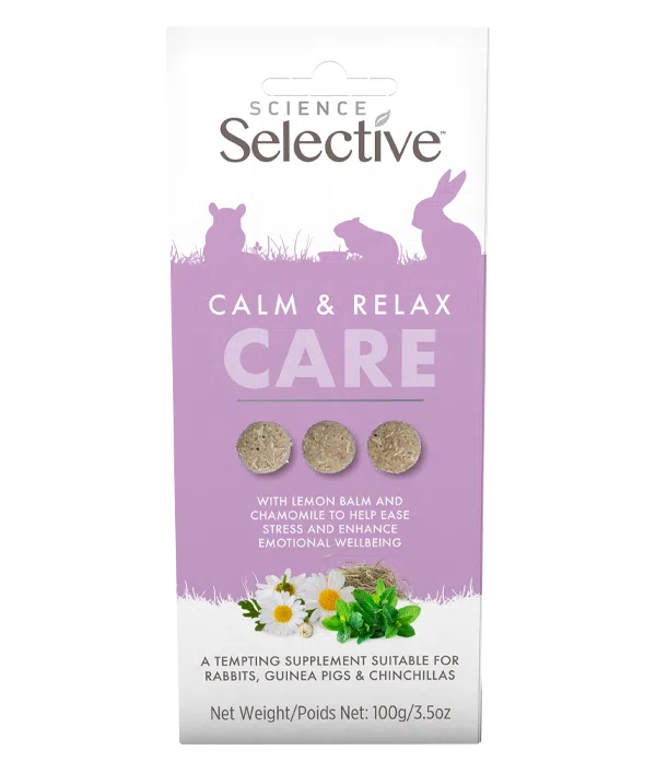 Selective Small Animal Treats - Calm & Relax 100g - Case of 4