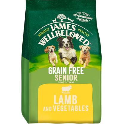 James Wellbeloved Lamb and Vegetables Grain Free Senior