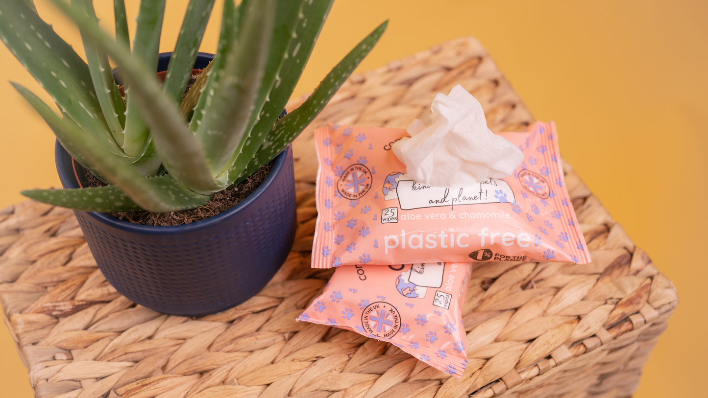 Adios Compostable 25 Pet Wipes