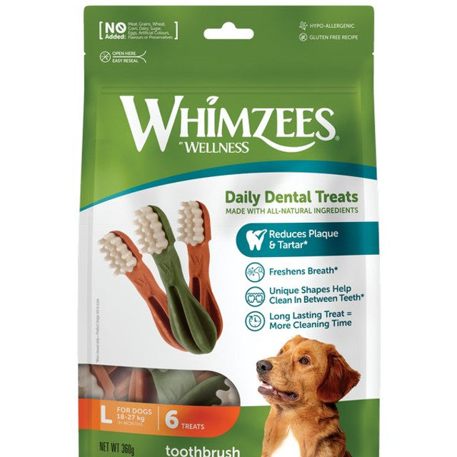 Whimzees by Wellness Daily Dental Toothbrush