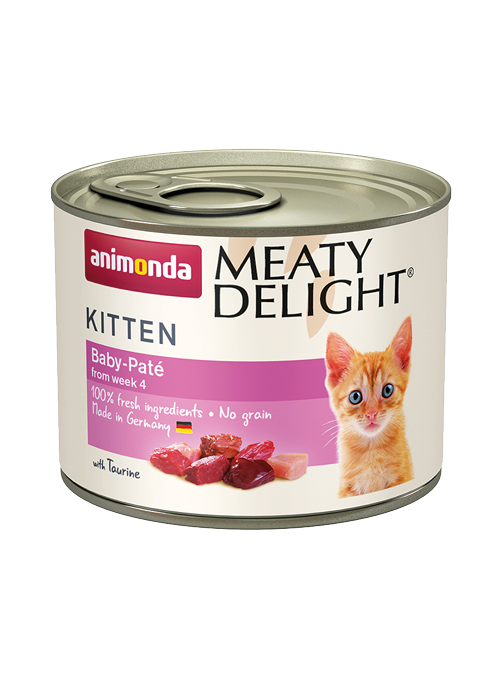 Animonda Carny Kitten Meaty Delight Tin Baby-Pate 12x200g