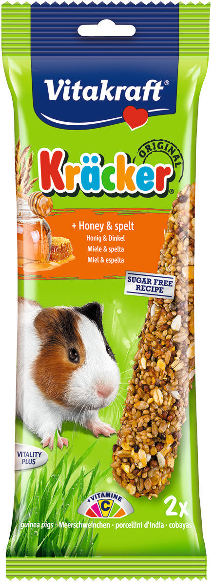 Vitakraft Guinea Pig Honey & Spelt Kracker 112g - Case of 5