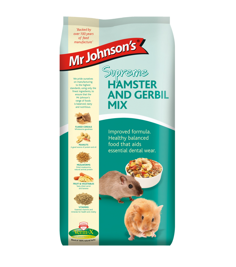 Mr Johnson's Supreme Hamster & Gerbil Mix 900g