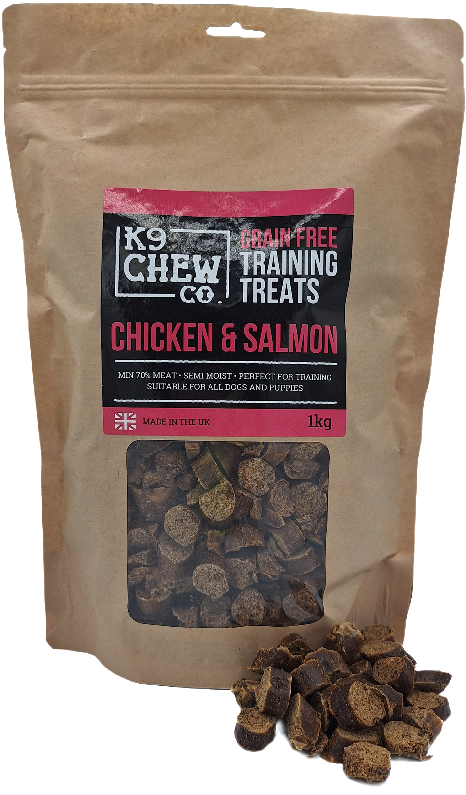 K9 Chew Co. Chicken & Salmon Training Treats 1kg