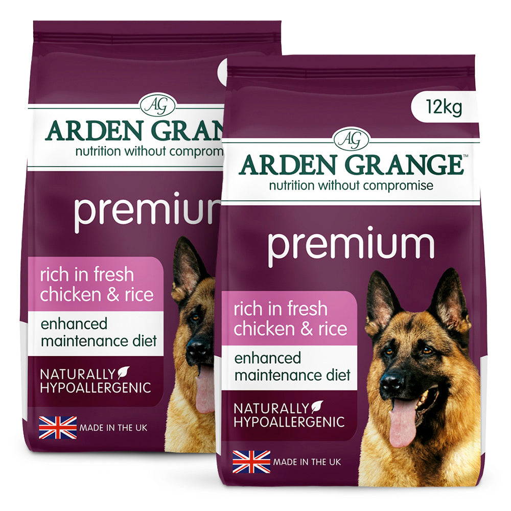 Arden Grange Premium Dog Food 12kg -Buy 2 Bags Save 5%