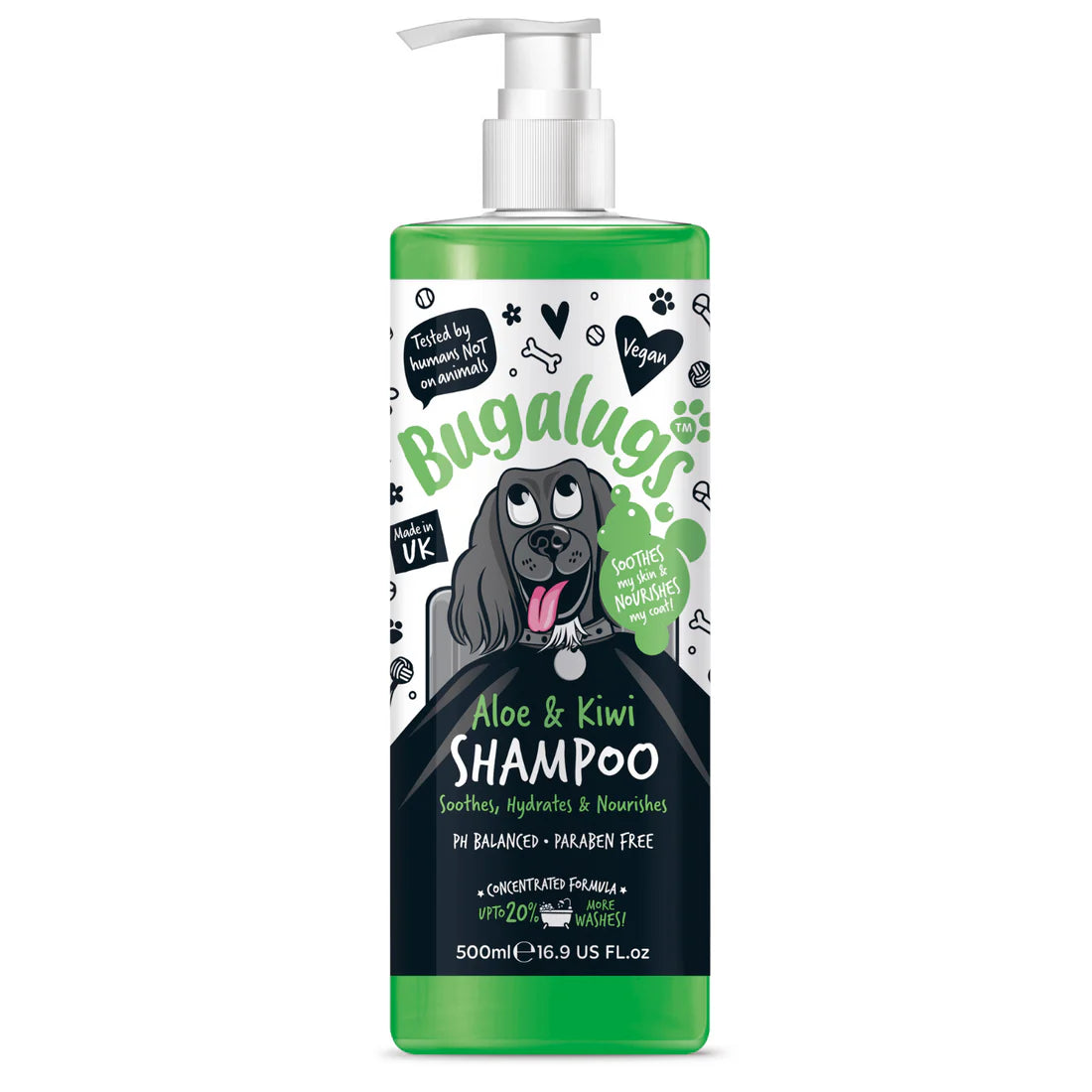 Bugalugs Aloe Vera & Kiwi Soothing Shampoo