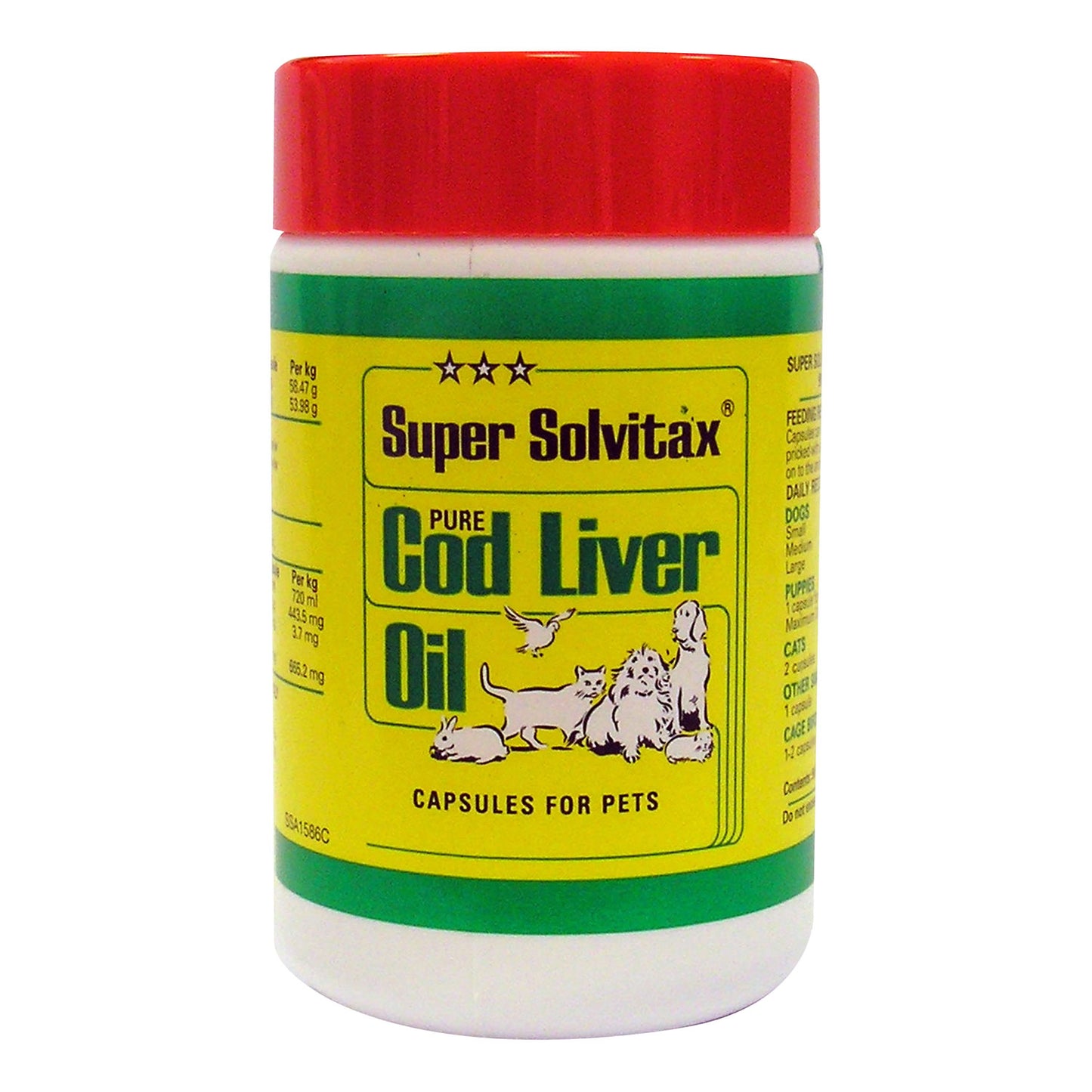 Super Solvitax Pure Cod Liver Oil Capsules 90 capsules