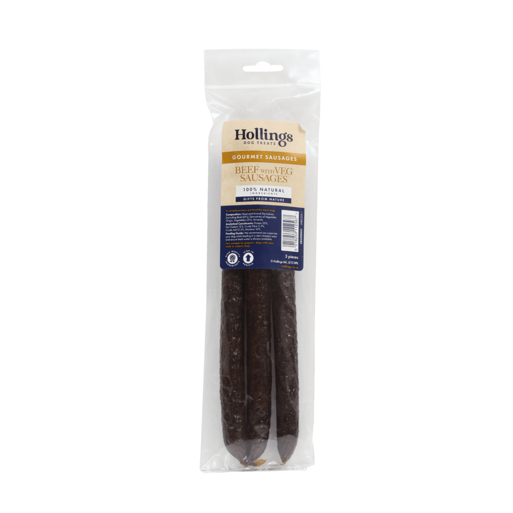 Hollings Meat & Veg Sausage Pack of 3