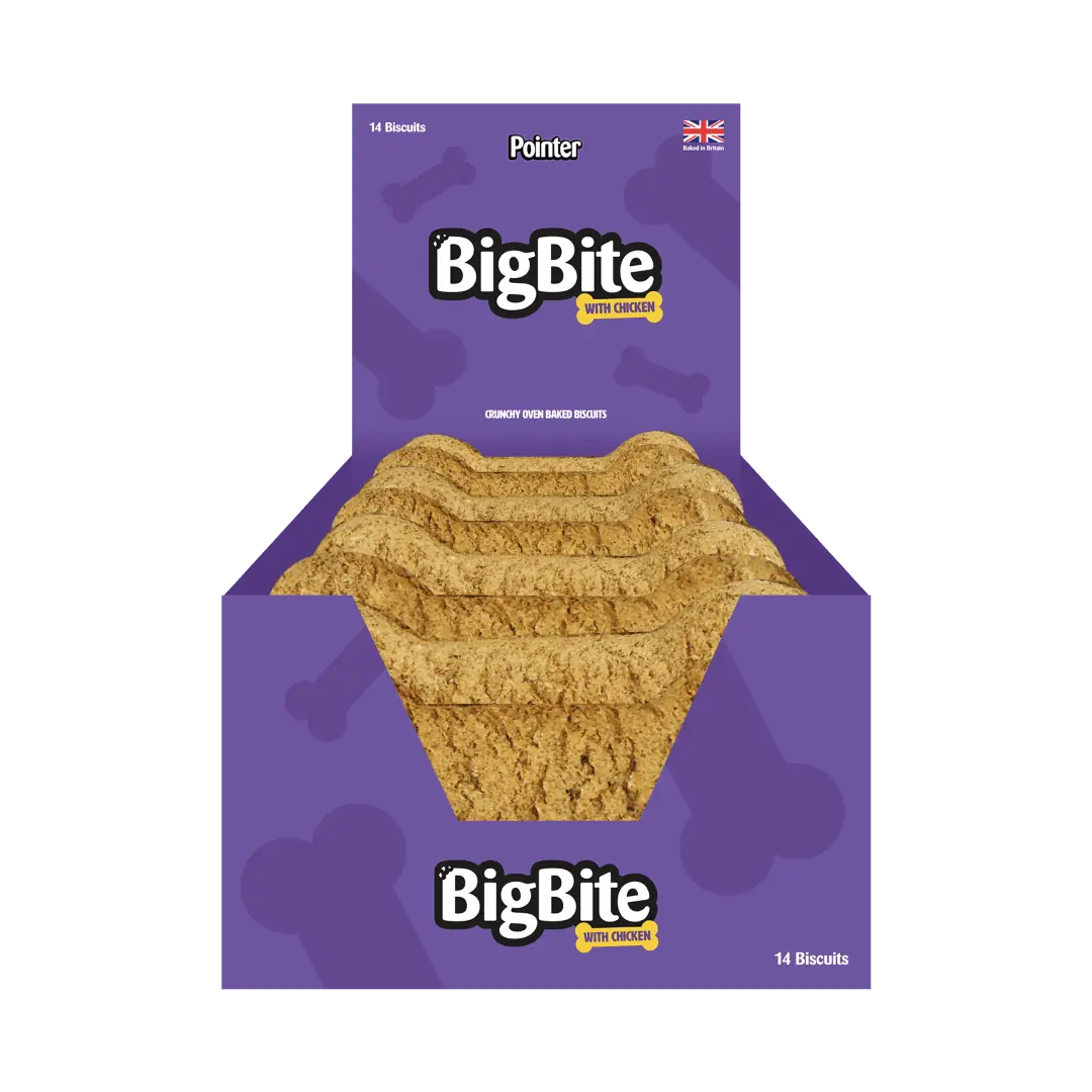 Pointer Big Bite Bones Chicken Bone 100g - Case of 14