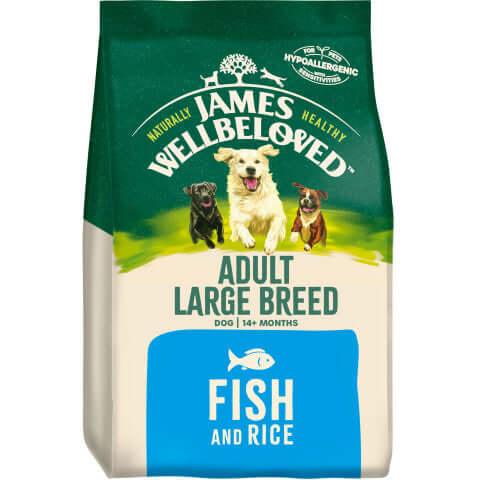 James Wellbeloved Fish & Rice Adult Large Breed 15kg - Free P&P