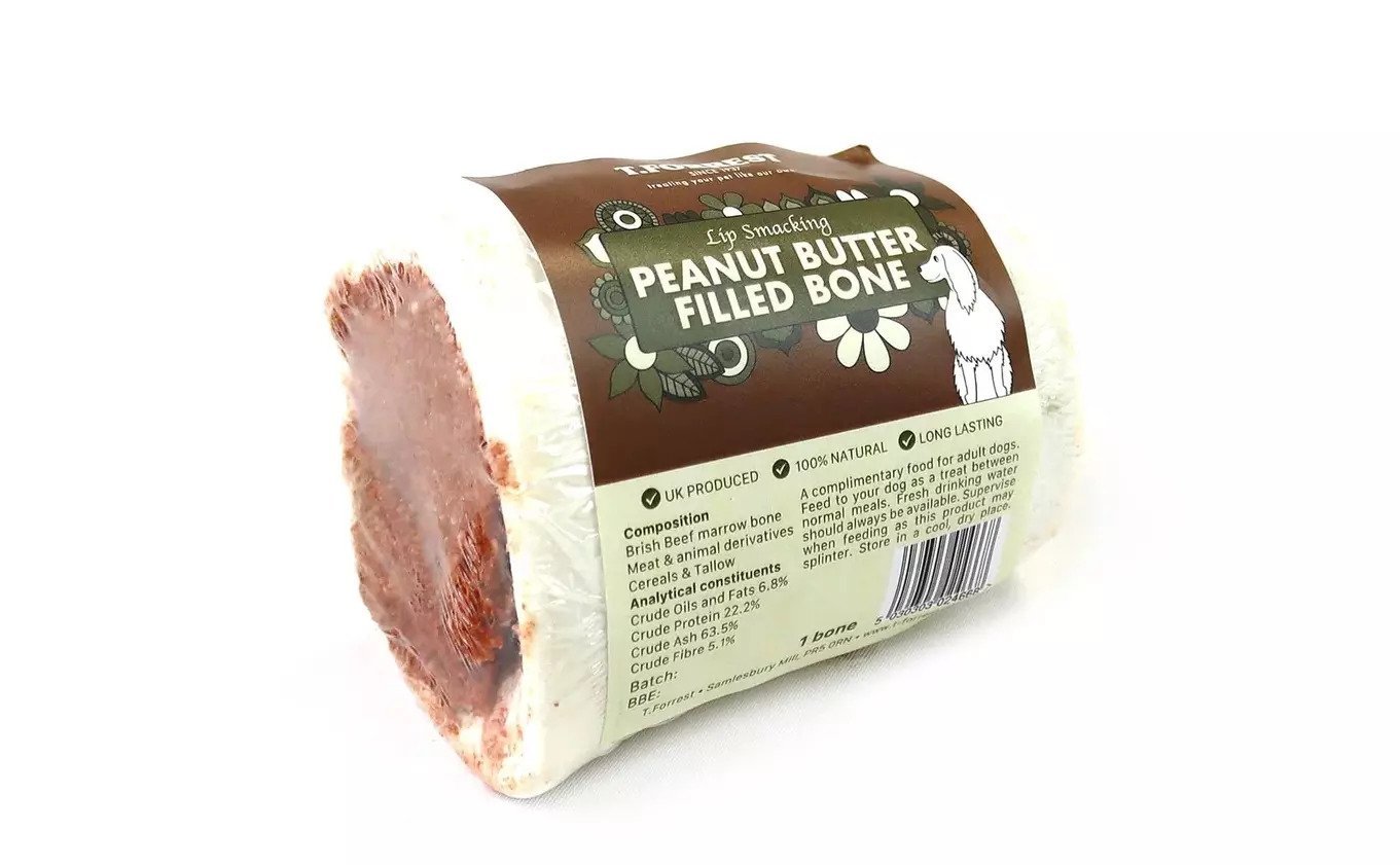 T Forrest Peanut Butter Filled Bone - Box of 15