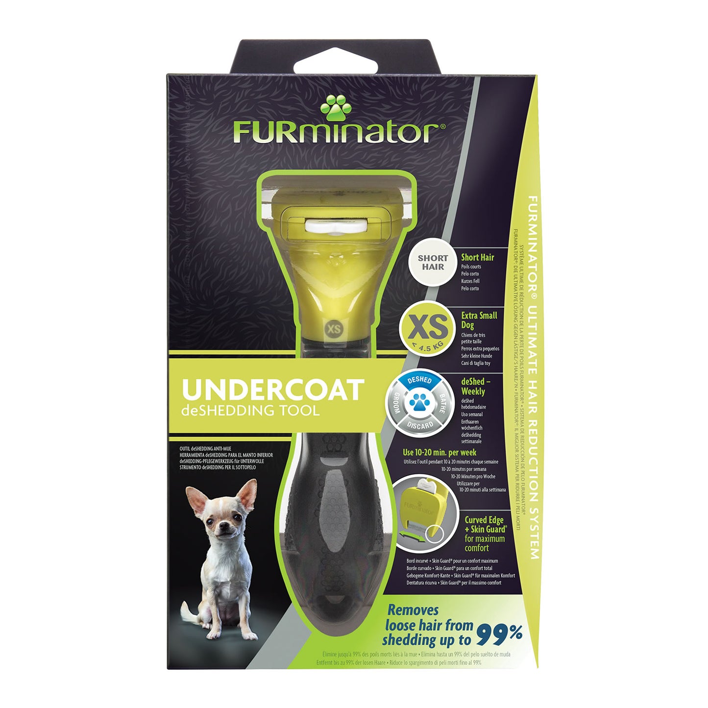 Furminator Undercoat DeShedding Tool for Short Hair Dog