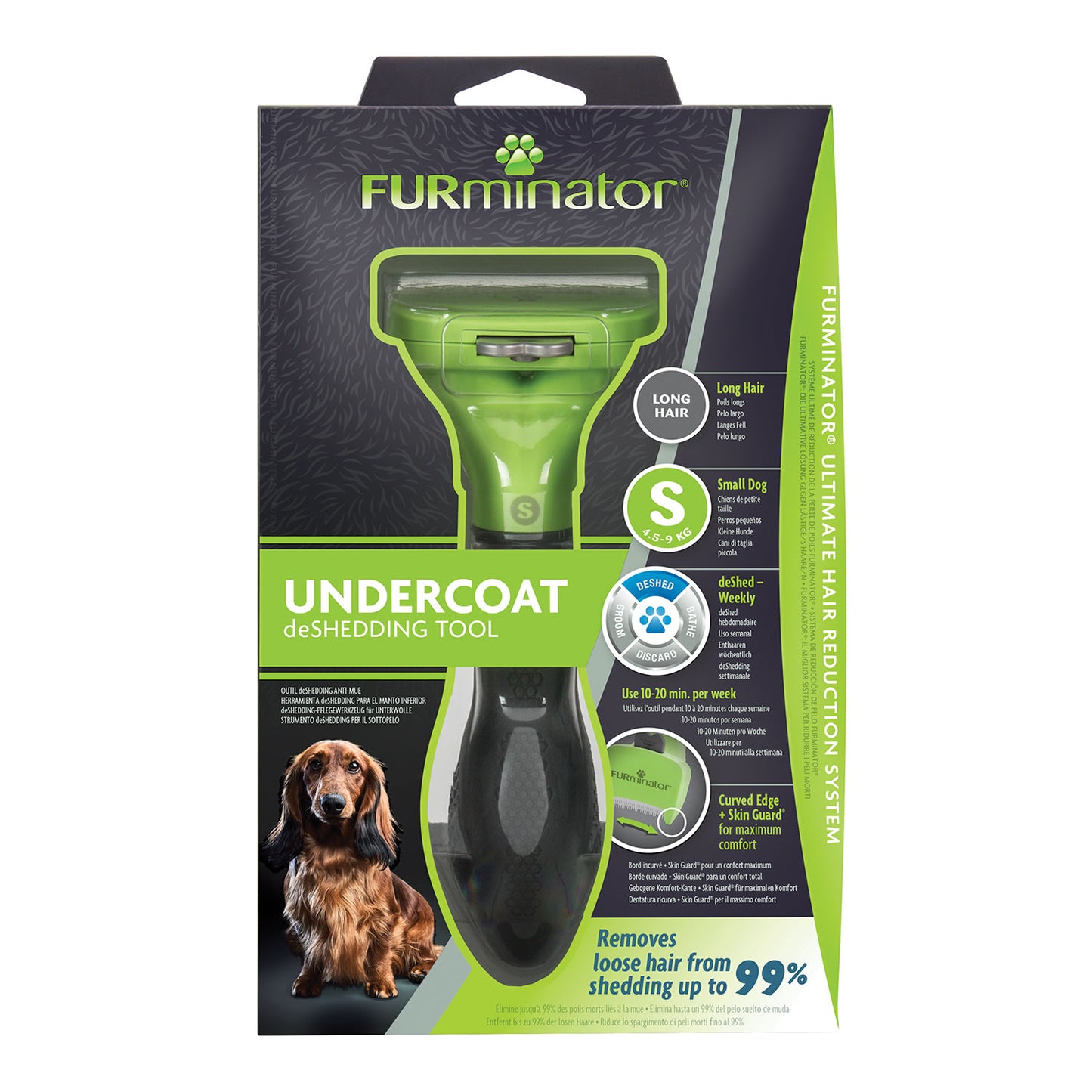 Furminator Undercoat DeShedding Tool for Long Hair Dog