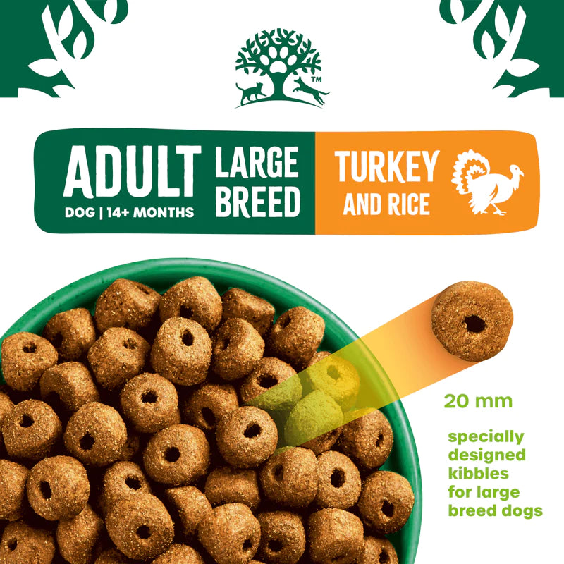 James Wellbeloved Adult Large Breed Turkey & Rice 15kg - Free P&P