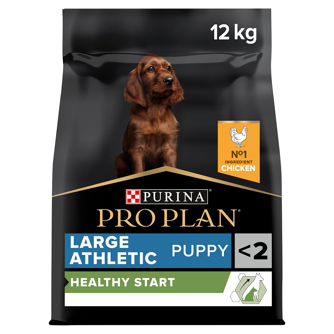 PRO PLAN Large Athletic Puppy Healthy Start Chicken Dry Dog Food 12kg