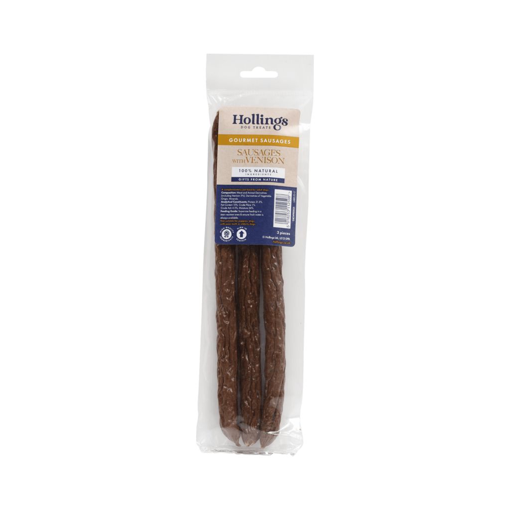 Hollings Venison Sausage Pack of 3 - Case of 12