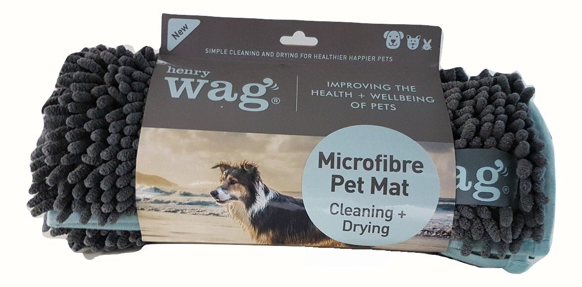 Henry Wag Microfibre Noodle Mat - Grey