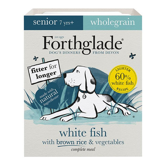 Forthglade Complete Senior Wholegrain White Fish & Brown Rice 18 x 395g
