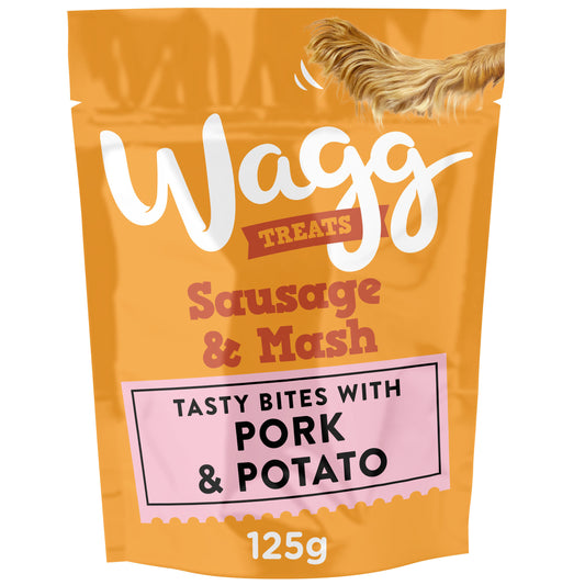 Wagg Treats Sausage & Mash 125g  - Pack of 7