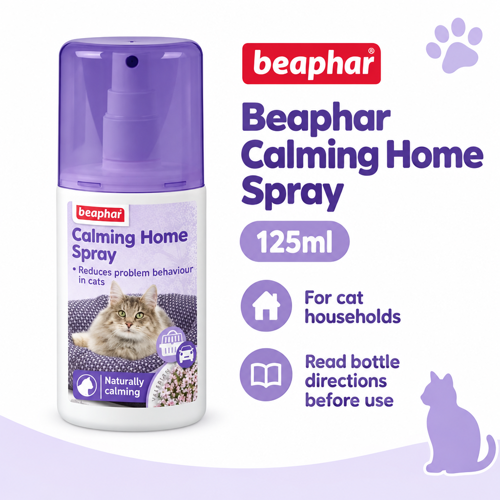 Beaphar Calming Home Spray infographic preview