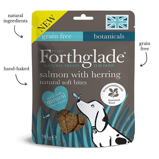 Forthglade Natural Soft Bites Salmon & Herring 90g - Case of 8