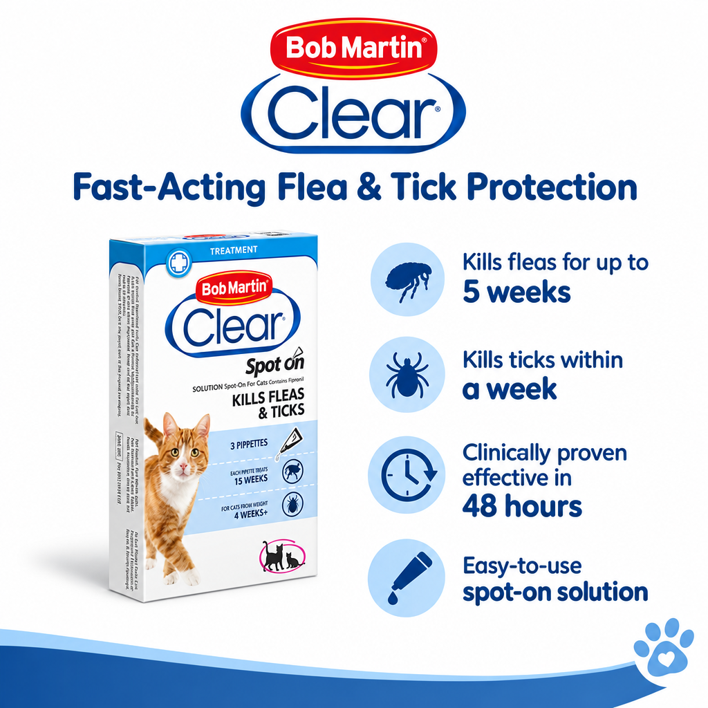 Bob Martin Clear Spot On infographic