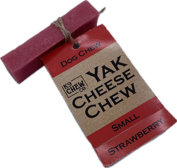 K9 Chew Co. Yak Chew STRAWBERRY Small - Case of 5 (Copy)