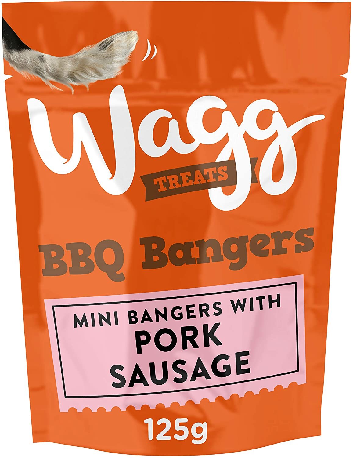 Wagg Treats BBQ Bangers 125g - Pack of 7
