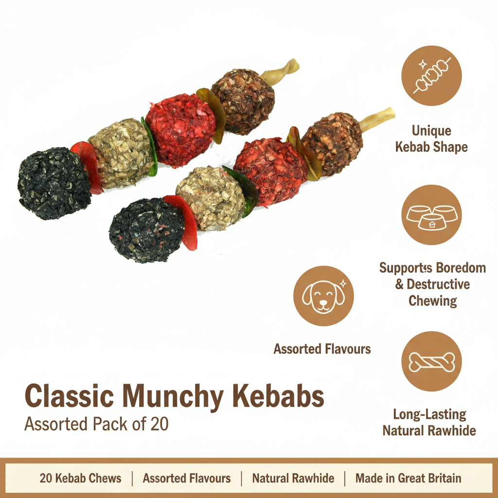 Classic Munchy Kebabs Assorted 20 Pack Infographic