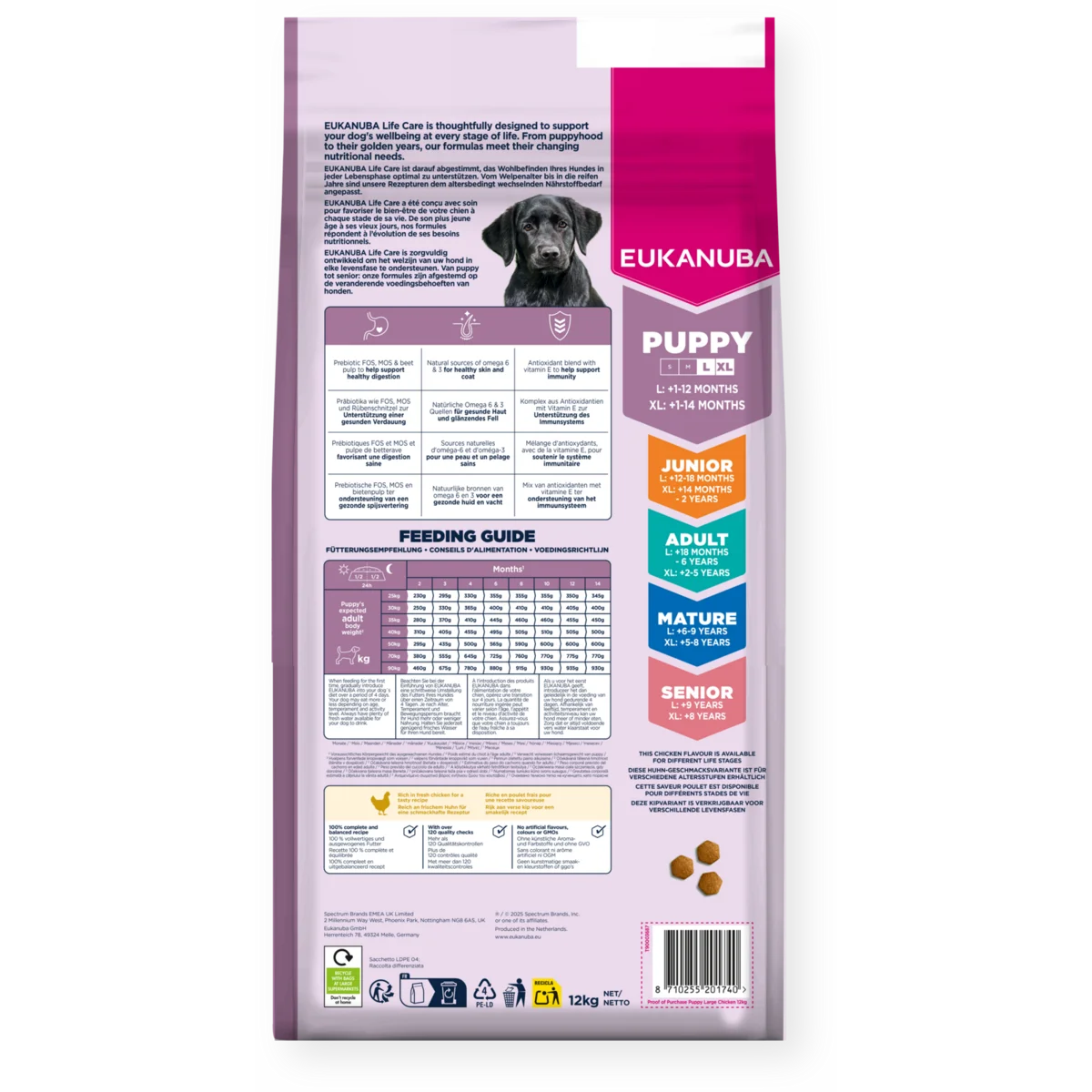 Eukanuba Puppy Large Breed Chicken 12kg - Buy 2 Bags Save 5%