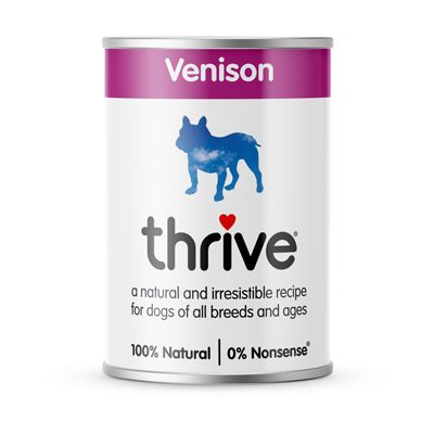 Thrive Dog Can Complete - Venison 400g x 6
