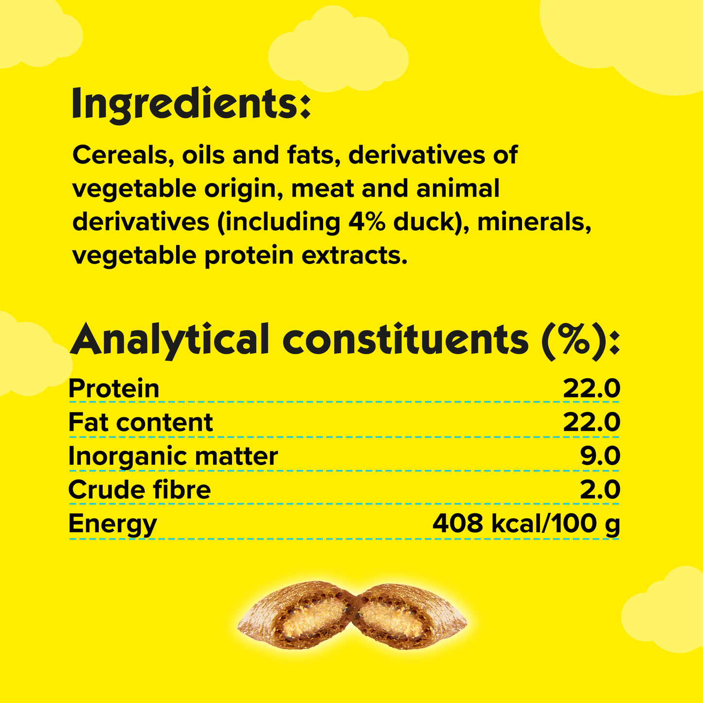 Dreamies Cat Treats Duck 60g - Case of 8