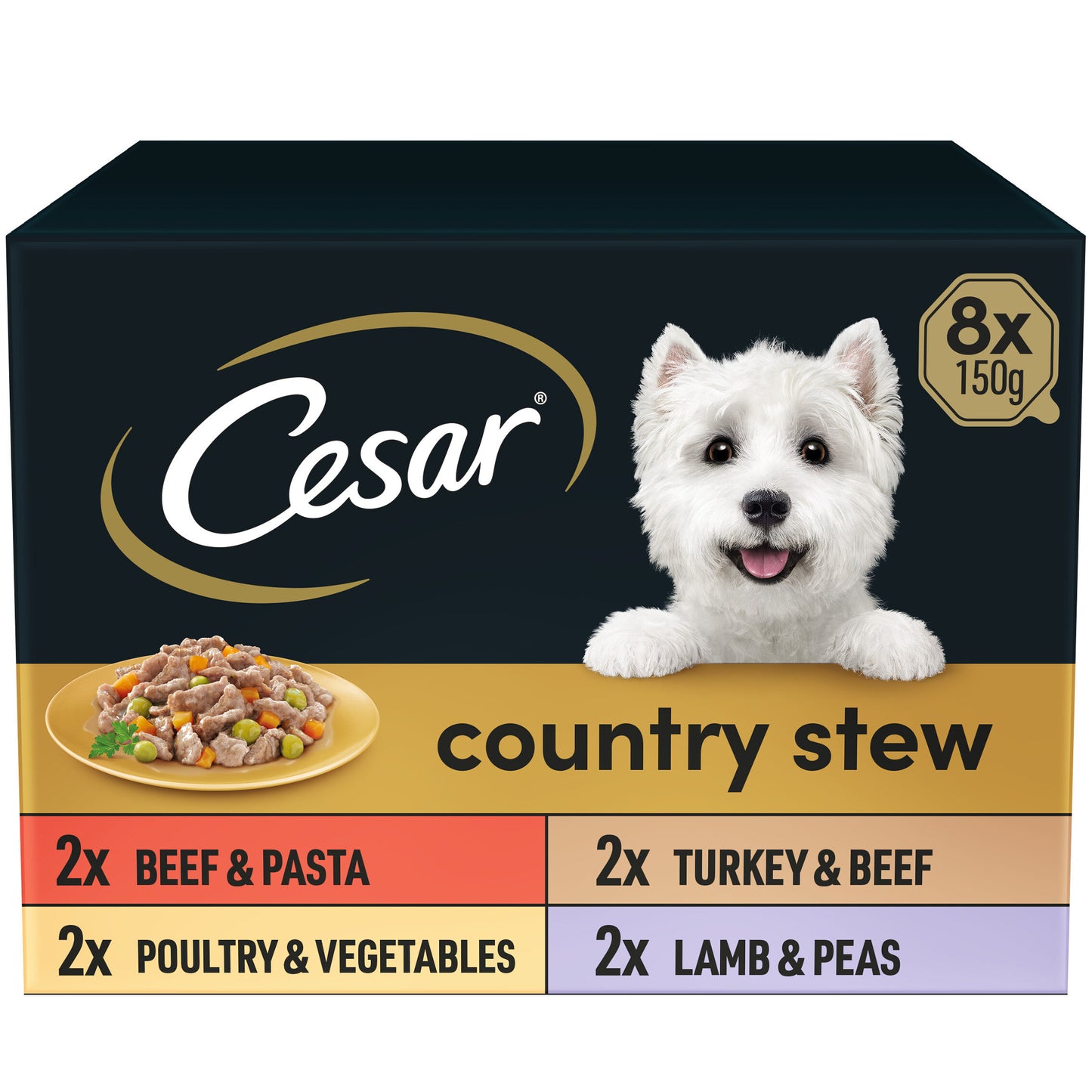 Cesar Country Stew with Chicken & Vegetable in Gravy 8 x 150g - Case of 3