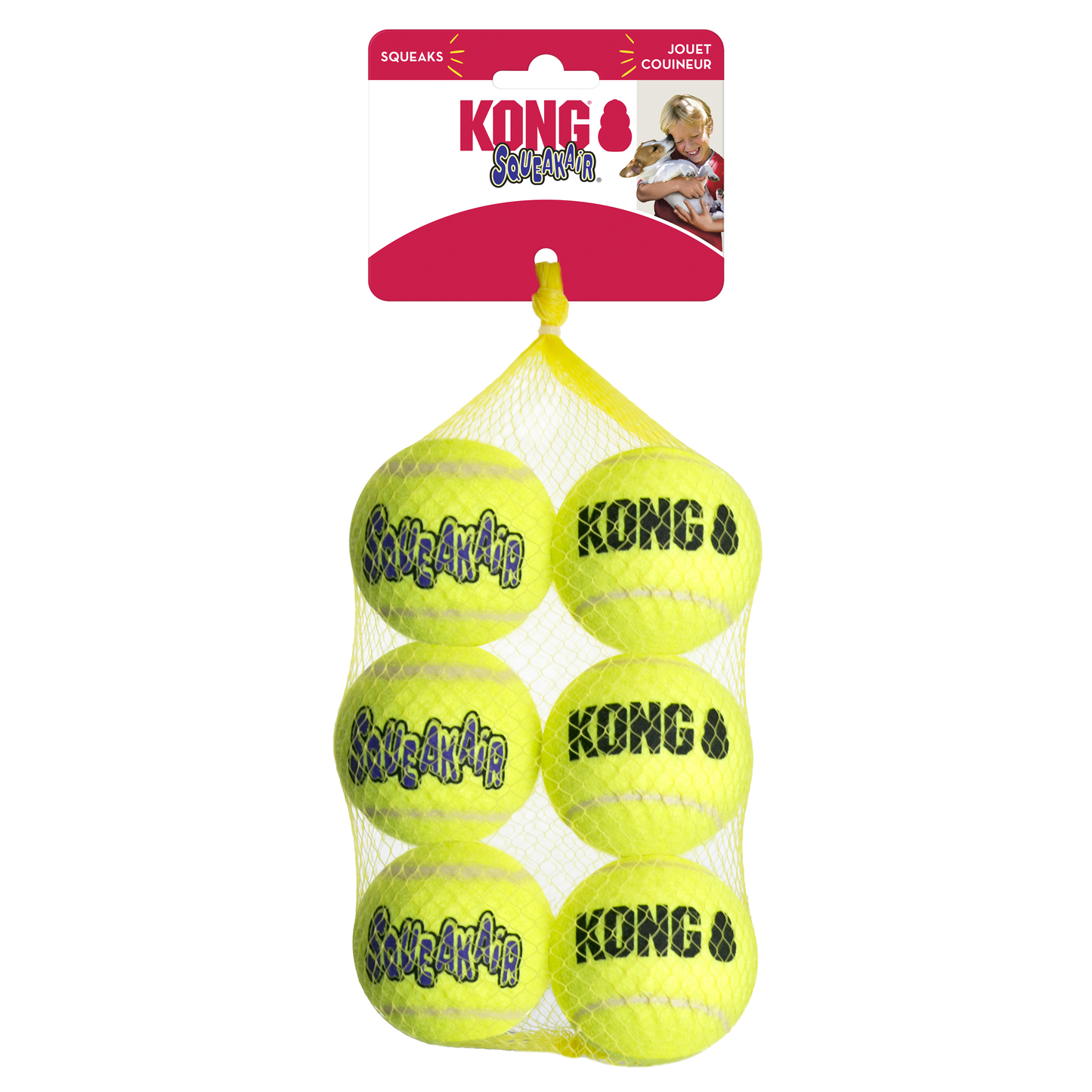 KONG Air Dog Squeaker Tennis Ball