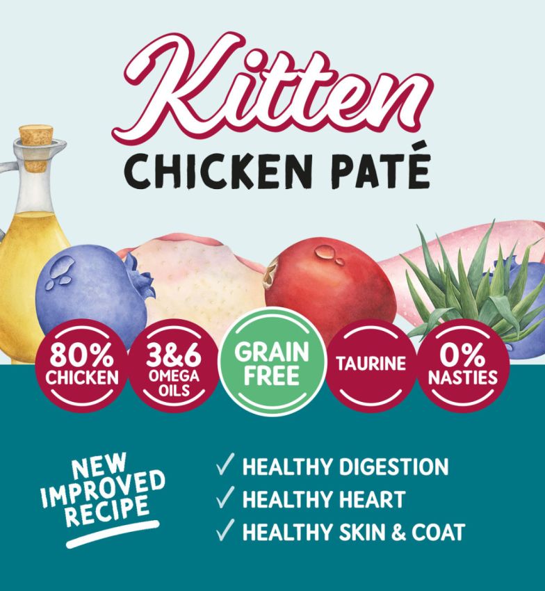 Naturo Kitten Pouch Chicken Pate 85g - Case of 12