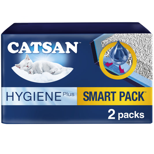 Catsan Hygiene Cat Litter Smart Pack 2 x 4 Litre