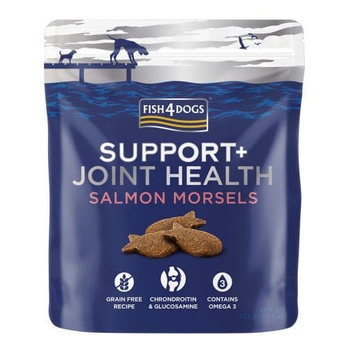 Fish4Dogs Support+ Joint Health Salmon Morsels 225g