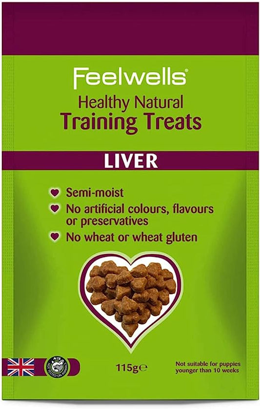 Feelwells Semi Moist Training Treats Liver 115g