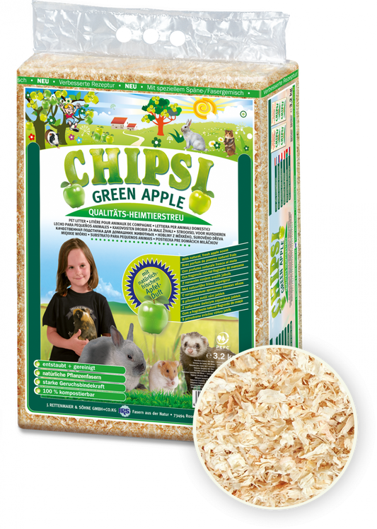 Chipsi Plus Green Apple Shavings