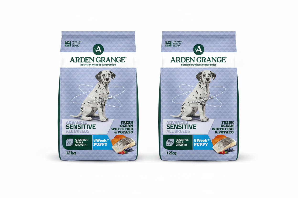 Arden Grange Sensitive Puppy/Junior Grainfree Ocean White Fish & Potato